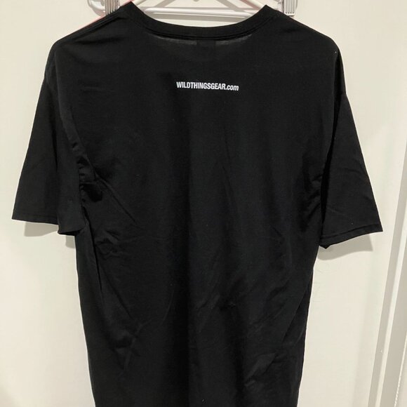 WildThingsGear dot com Men's Vintage Logo T-Shirt, Black, XL, Military/Tactical - Picture 2 of 3